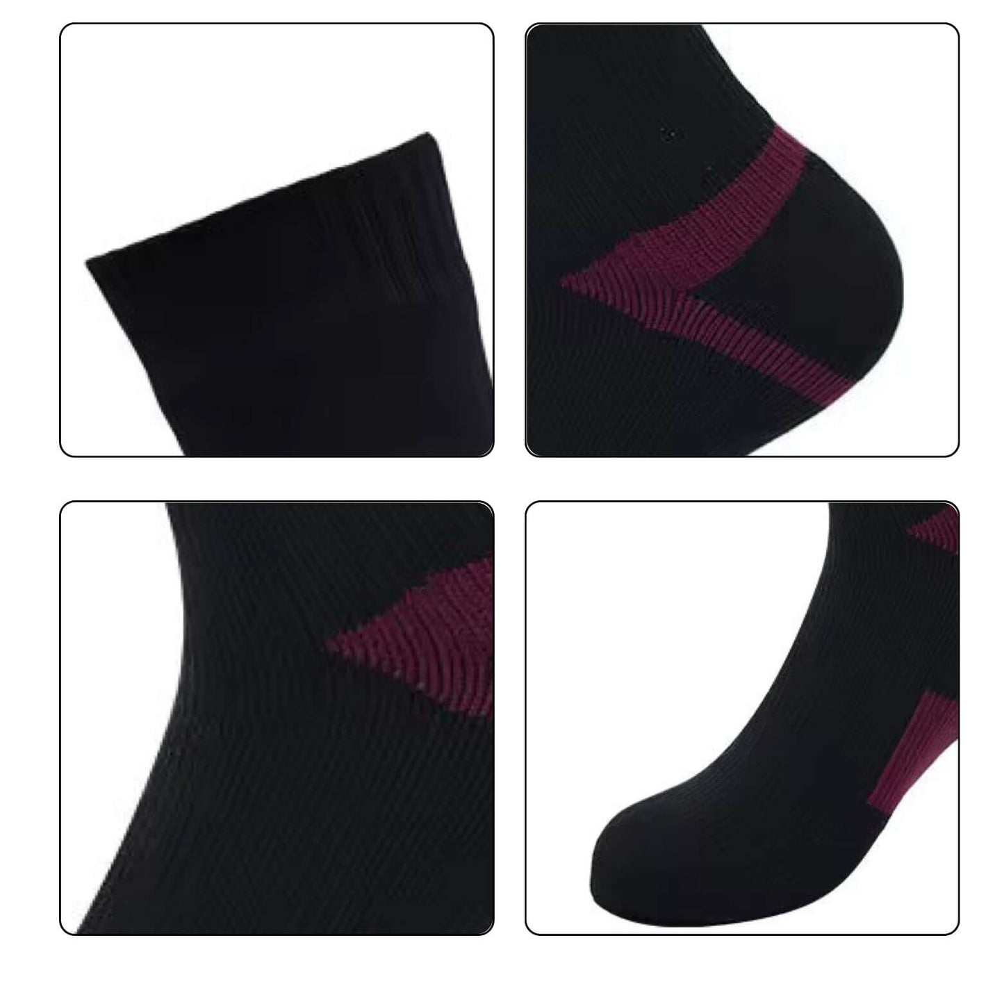Unisex Crew Waterproof Socks Evergreen Shadow(副本) Konugo
