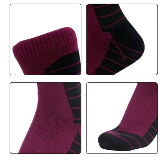 Unisex Crew Waterproof Socks Crimson Volt Konugo