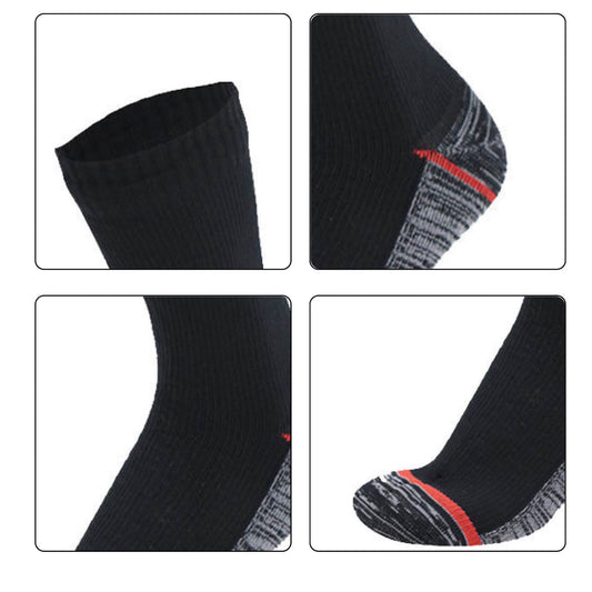 Unisex Crew Waterproof Socks Midnight Red Konugo