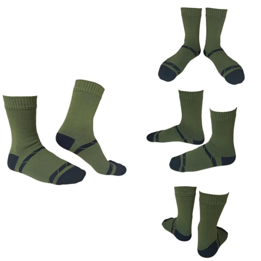 Unisex Crew Waterproof Socks Earth Tone Konugo