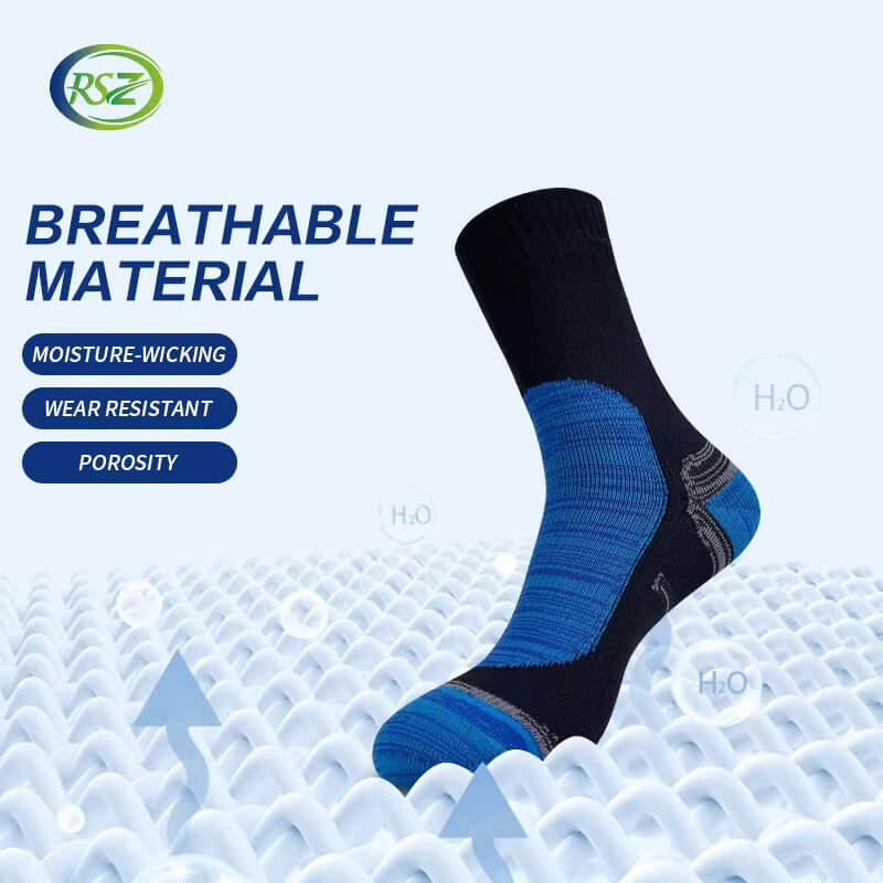 Unisex Crew Waterproof Socks Cobalt Pulse