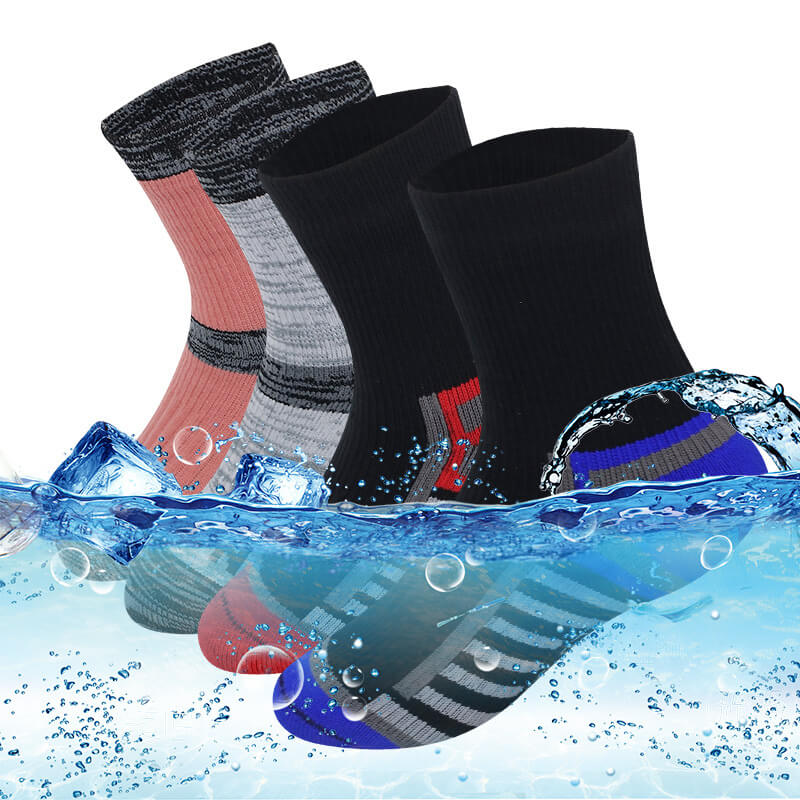 Kids Crew Waterproof Socks Storm Gray