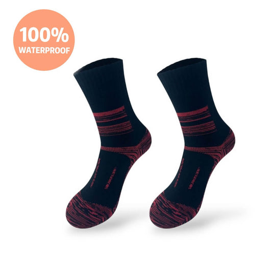 Unisex Crew Waterproof Socks Iron Ember