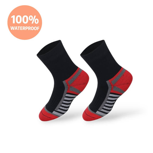 Kids Crew Waterproof Socks Crimson Pop