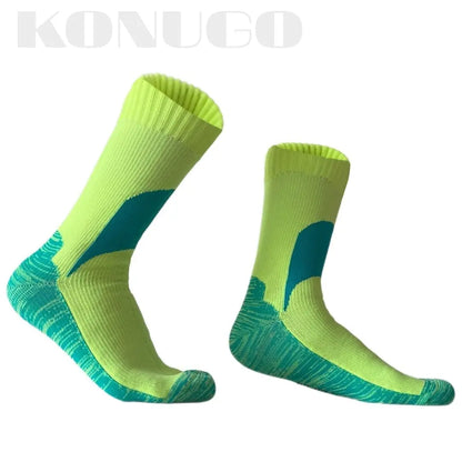 Unisex Crew Waterproof Socks Neon Pulse Konugo