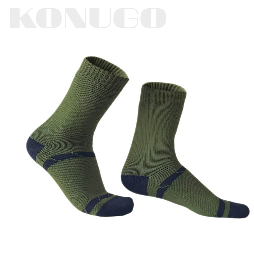 Unisex Crew Waterproof Socks Earth Tone