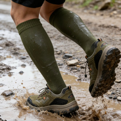 Unisex Knee High Waterproof Socks Forest Guardian Konugo