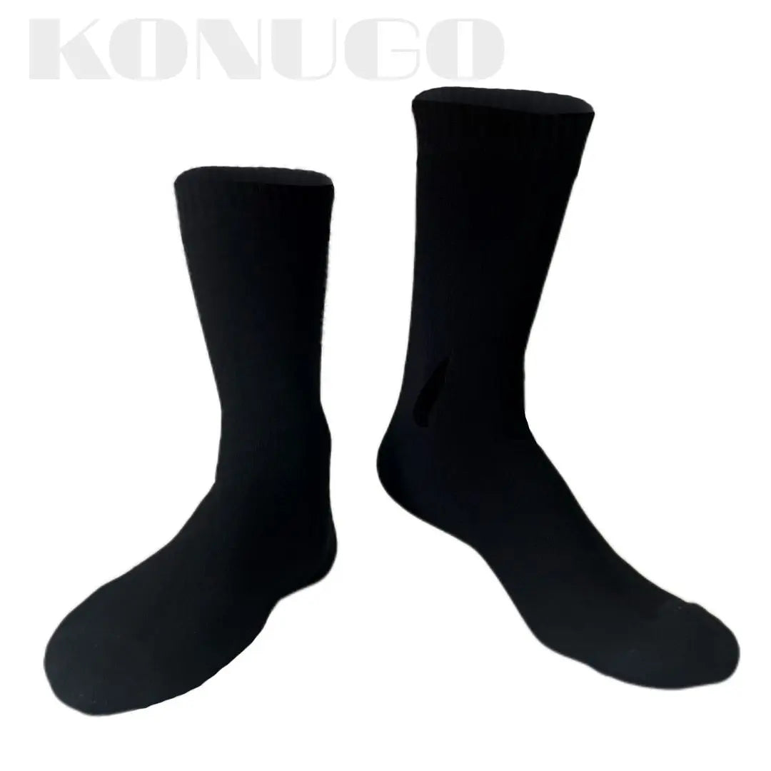 Unisex Crew Waterproof Socks Solid Color Konugo