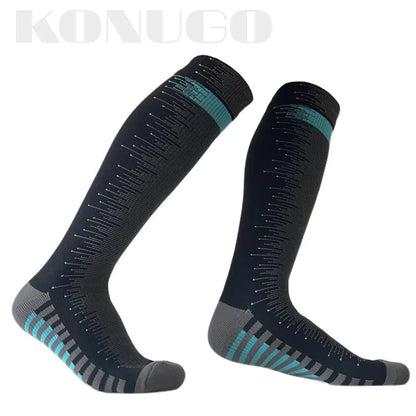 Unisex Knee High Waterproof Socks Deep Wave Konugo