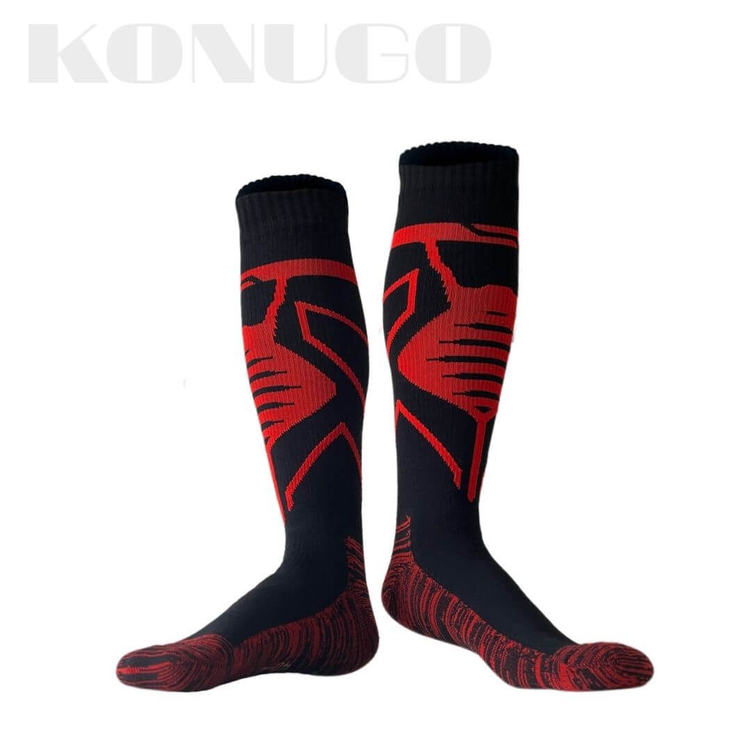 Unisex Knee High Waterproof Socks Ember Edge Konugo
