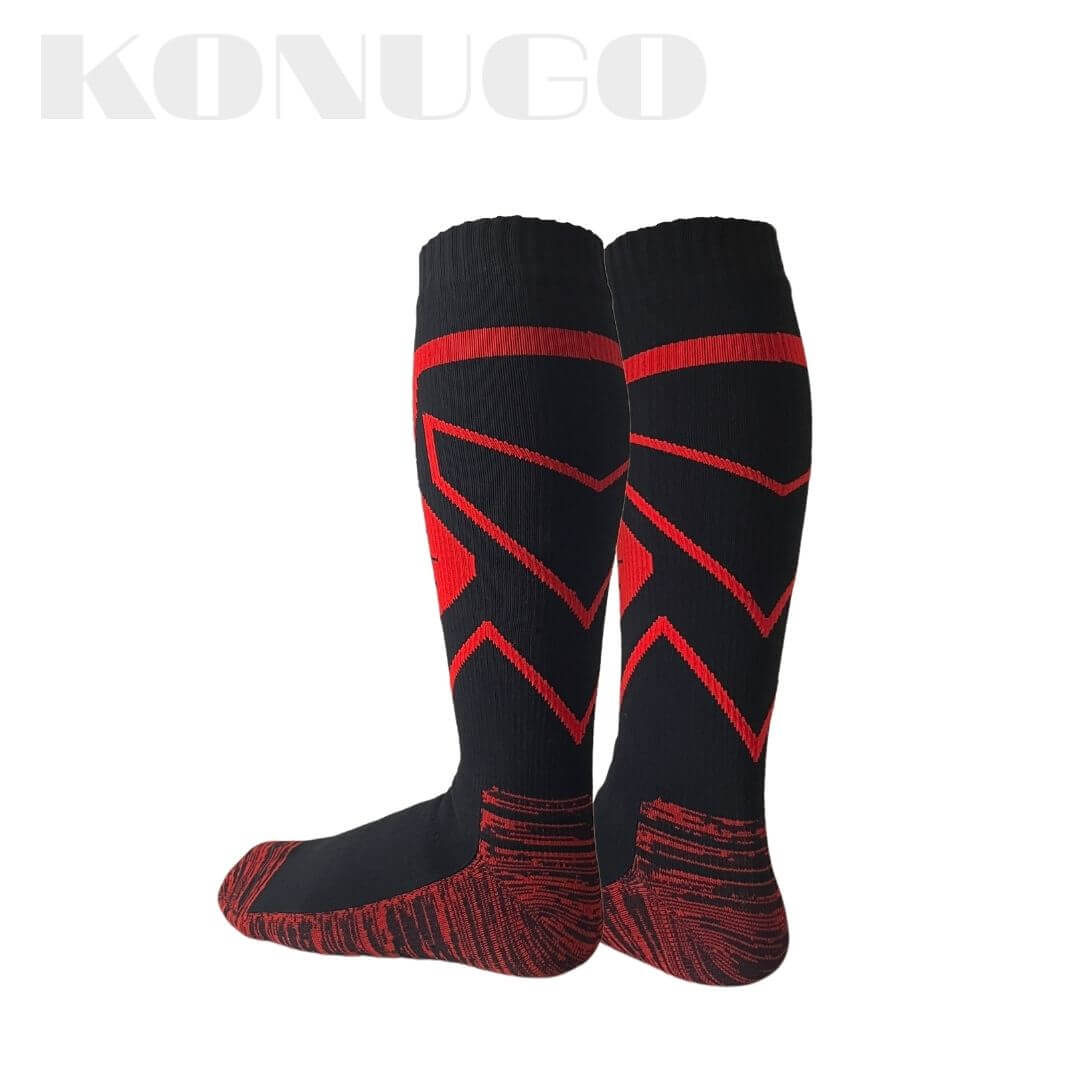 Unisex Knee High Waterproof Socks Ember Edge Konugo
