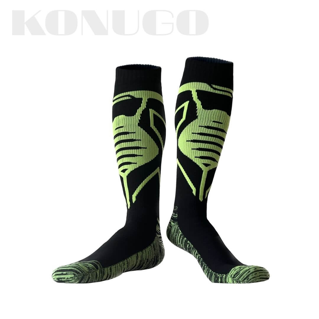 Unisex Knee High Waterproof Socks Neon Strike Konugo
