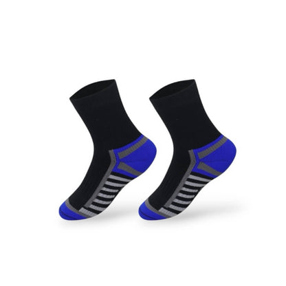 Kids Crew Waterproof Socks Energy Blue Konugo