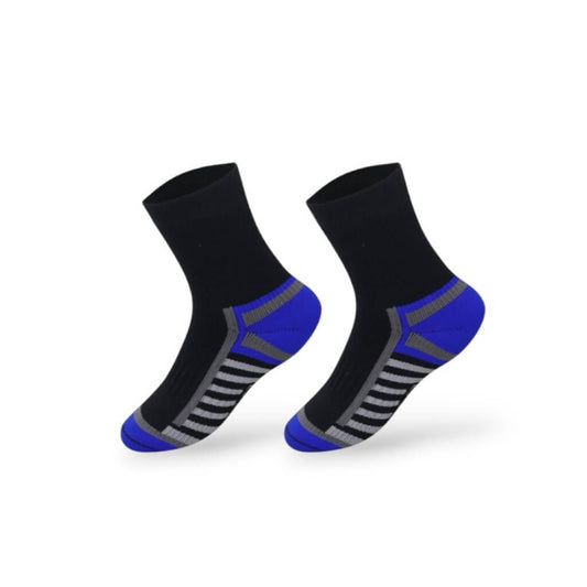 Kids Crew Waterproof Socks Energy Blue Konugo