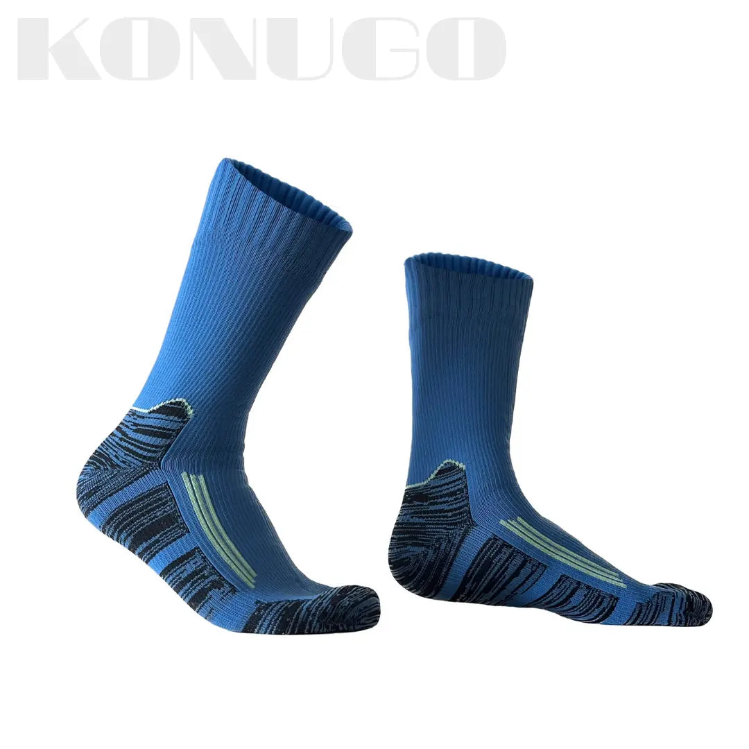 Unisex Crew Waterproof Socks Storm Blue Konugo