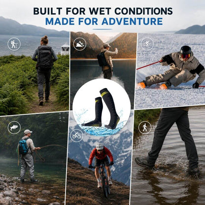 Unisex Knee High Waterproof Socks Night Drift Konugo