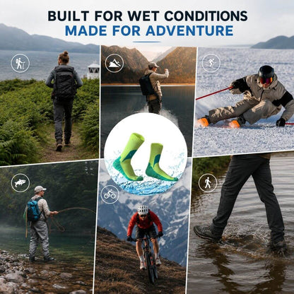 Unisex Crew Waterproof Socks Neon Pulse Konugo