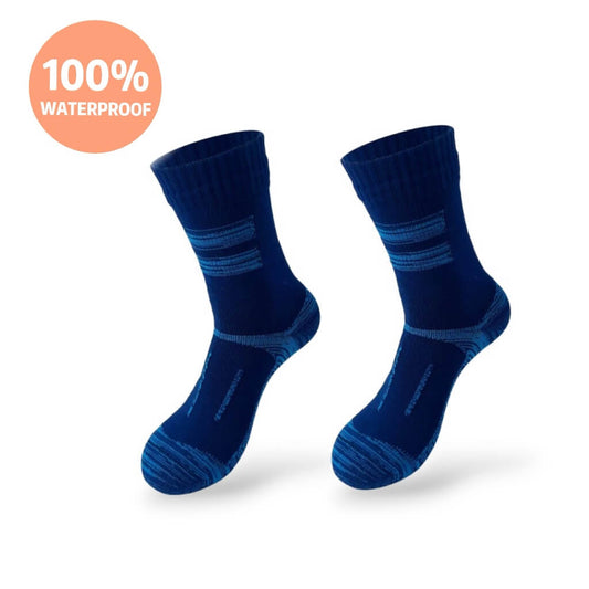 Unisex Crew Waterproof Socks Midnight Current