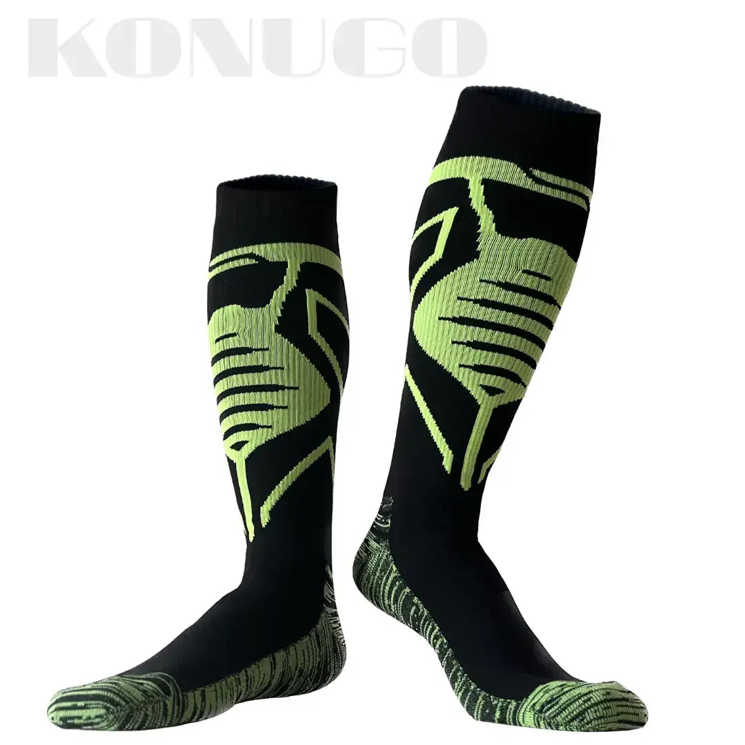 Unisex Knee High Waterproof Socks Neon Strike Konugo