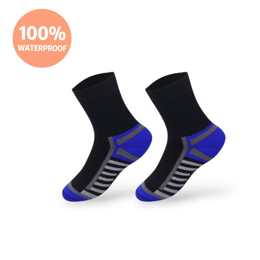Kids Crew Waterproof Socks Energy Blue