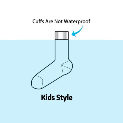 Kids Crew Waterproof Socks Storm Gray