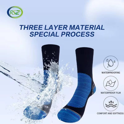 Unisex Crew Waterproof Socks Cobalt Pulse