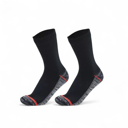 Unisex Crew Waterproof Socks Midnight Red Konugo