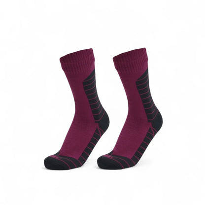 Unisex Crew Waterproof Socks Crimson Volt Konugo