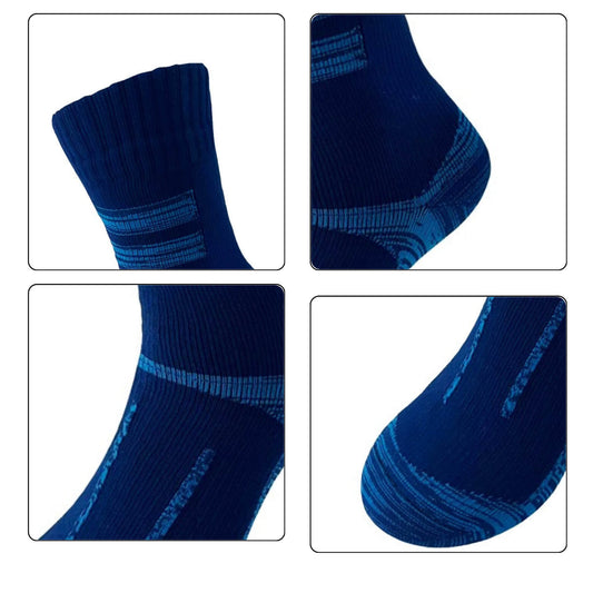 Unisex Crew Waterproof Socks Midnight Current