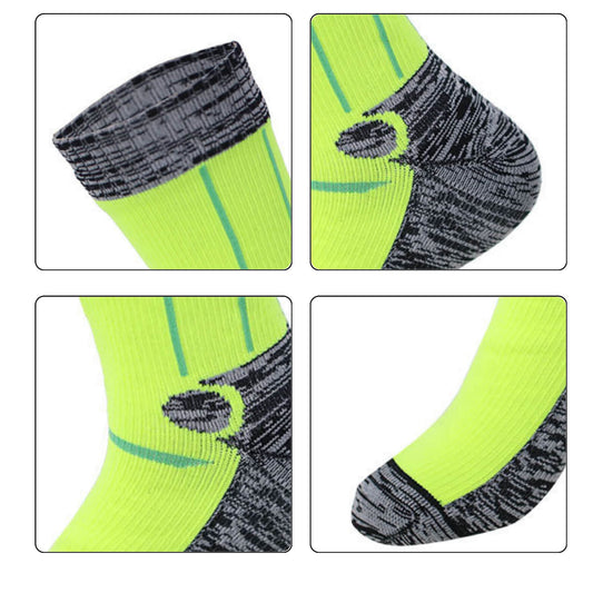 Unisex Crew Waterproof Socks Lemon Eclipse