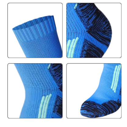 Unisex Crew Waterproof Socks Storm Blue