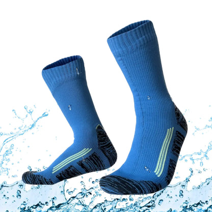 Unisex Crew Waterproof Socks Storm Blue Konugo
