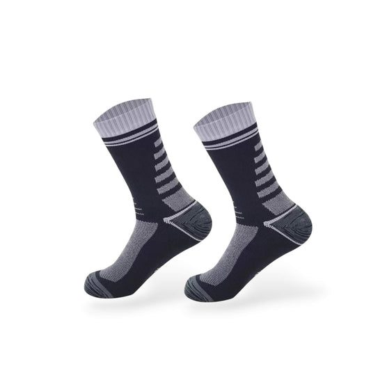 Unisex Crew Waterproof Socks Graphite Stream Konugo